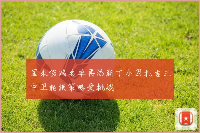 国米伤病名单再添新丁小因扎吉三中卫轮换策略受挑战